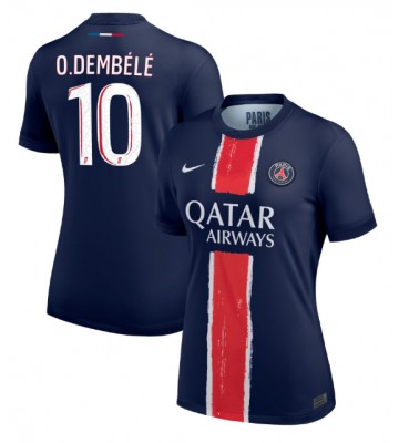 Paris Saint-Germain Ousmane Dembele #10 Primera Equipación Mujer 2024-25 Manga Corta